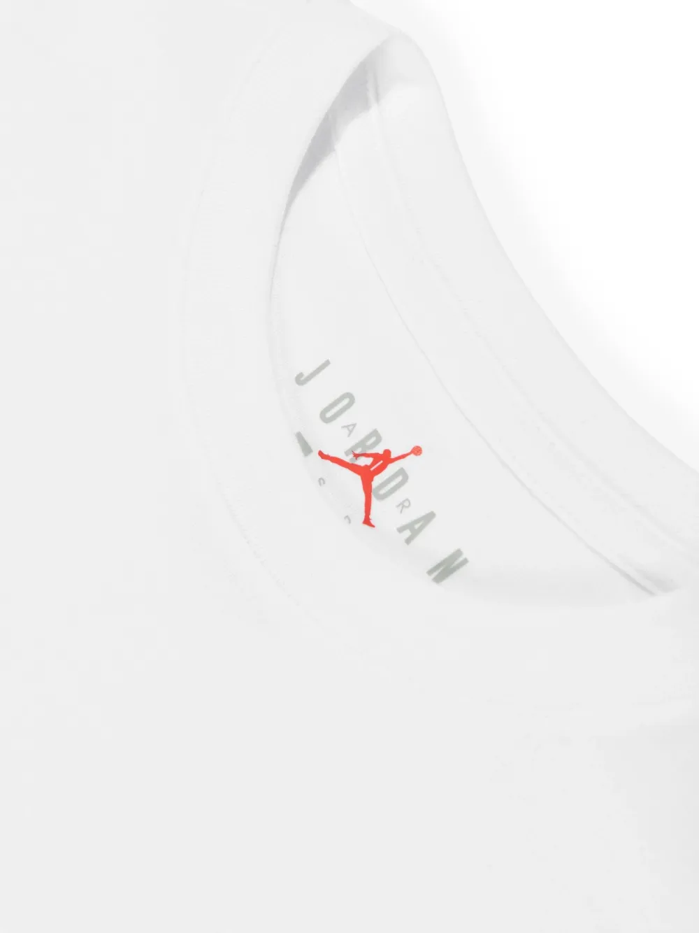 Jordan Kids T-shirt met Jumpman-borduurwerk Wit