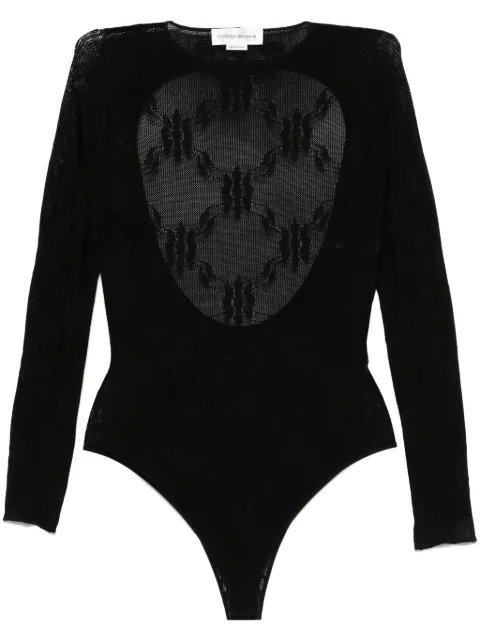 Victoria Beckham floral-lace bodysuit