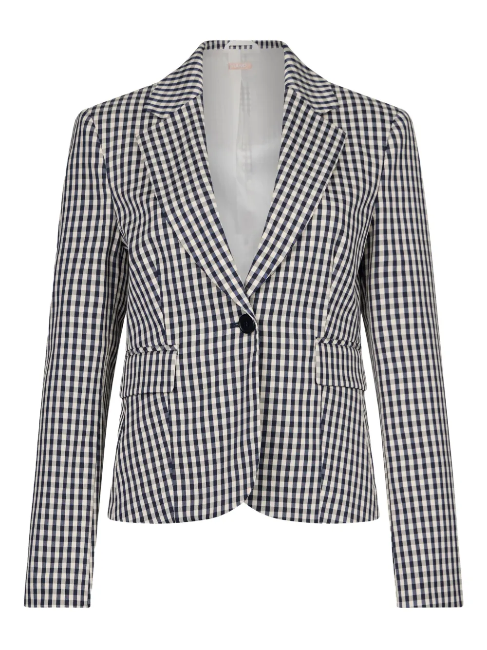 LIU JO Chequered blazer Blauw