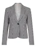 LIU JO check-pattern blazer - Blue