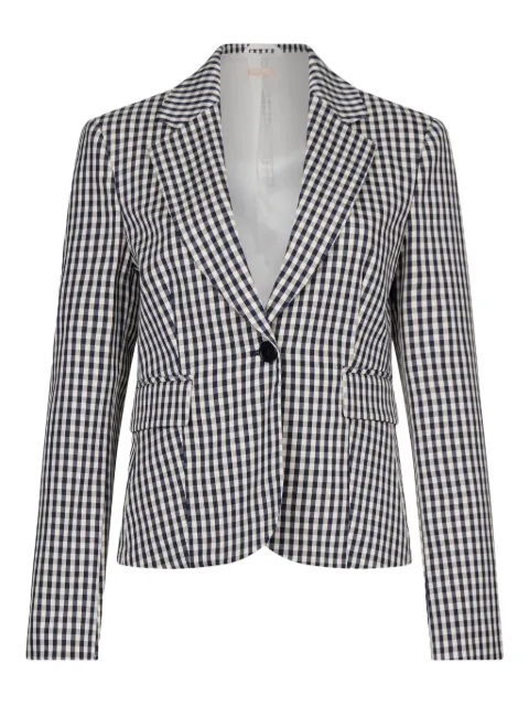 LIU JO blazer con motivo de cuadros