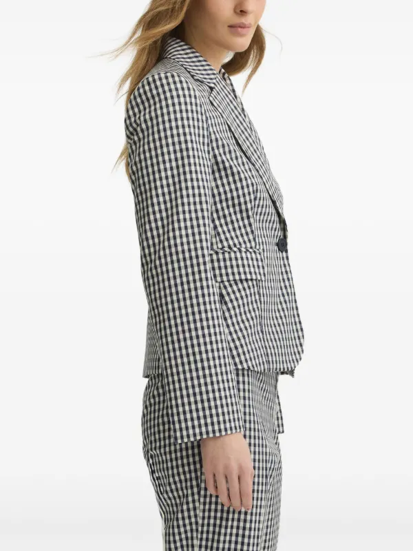 ジャケット LIU JO CHECK JACKET LIU JO チェック ジャケット | ホワイト | FARFETCH JP