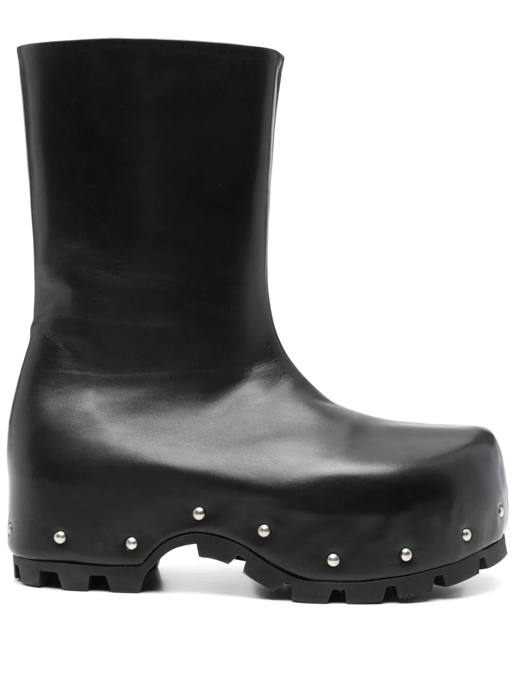 JIL SANDER+ ankle clog boots Black