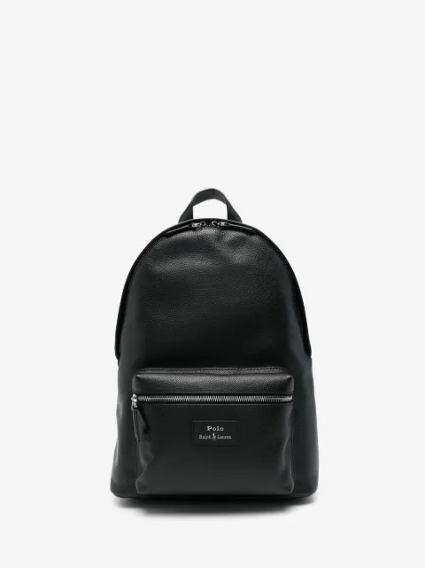 Polo Ralph Lauren pebbled leather backpack