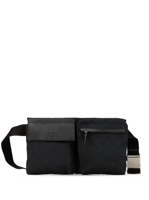 Gucci Pre-Owned 2000-2015 GG Canvas Double Pocket belt bag