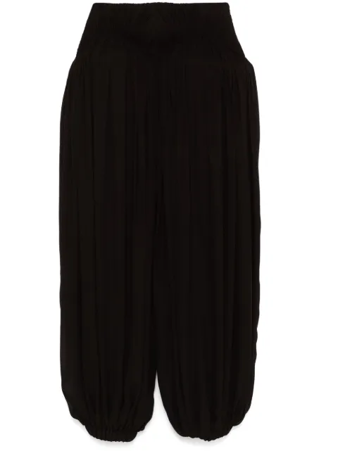 Alaïa pantalones de georgette