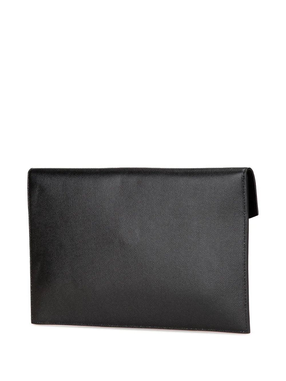 Saint Laurent Pre-Owned 2010-2024 Grain De Poudre Uptown Pouch clutch - Zwart