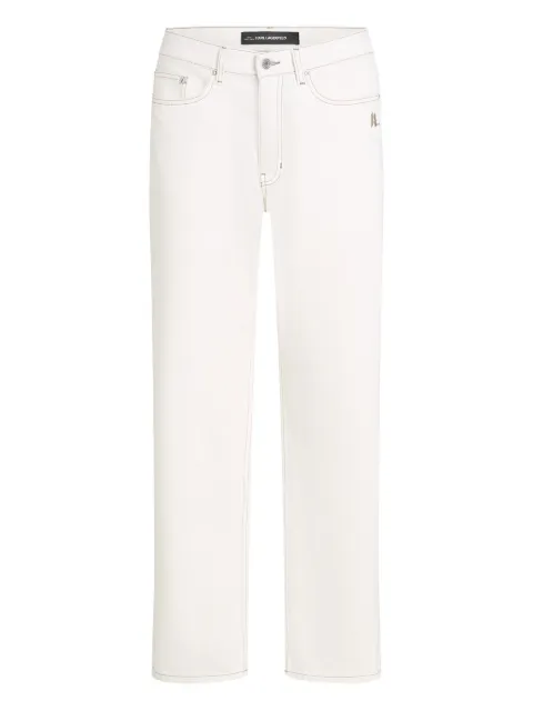 Karl Lagerfeld jean à coupe droite
