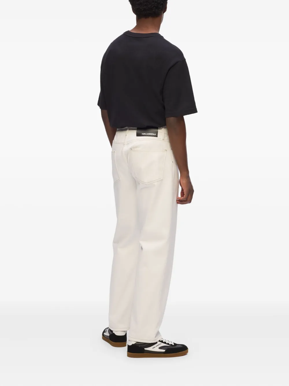 Karl Lagerfeld Witte straight jeans