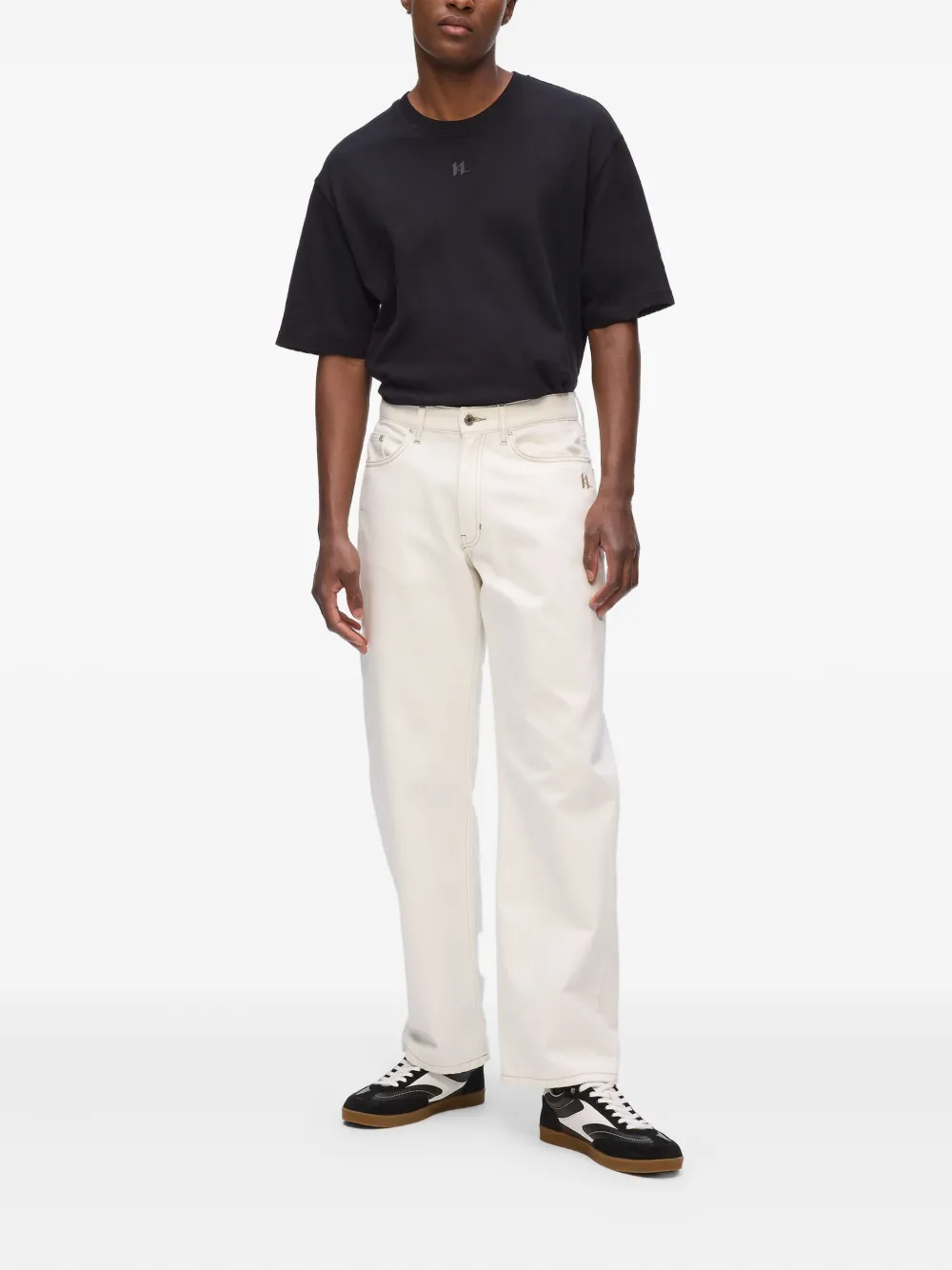 Karl Lagerfeld Witte straight jeans