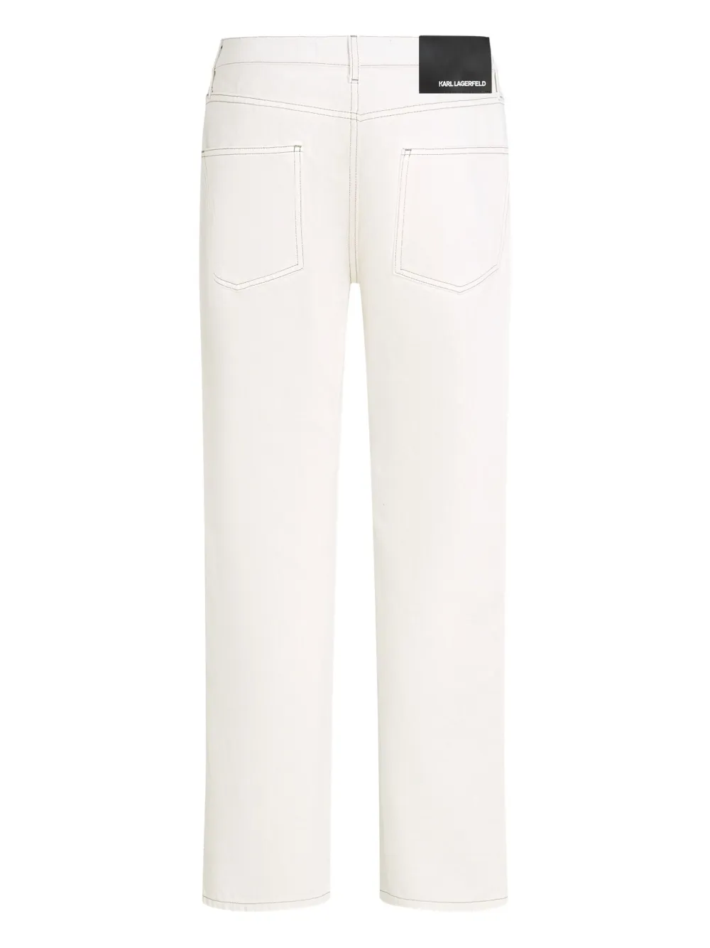 Karl Lagerfeld Witte straight jeans