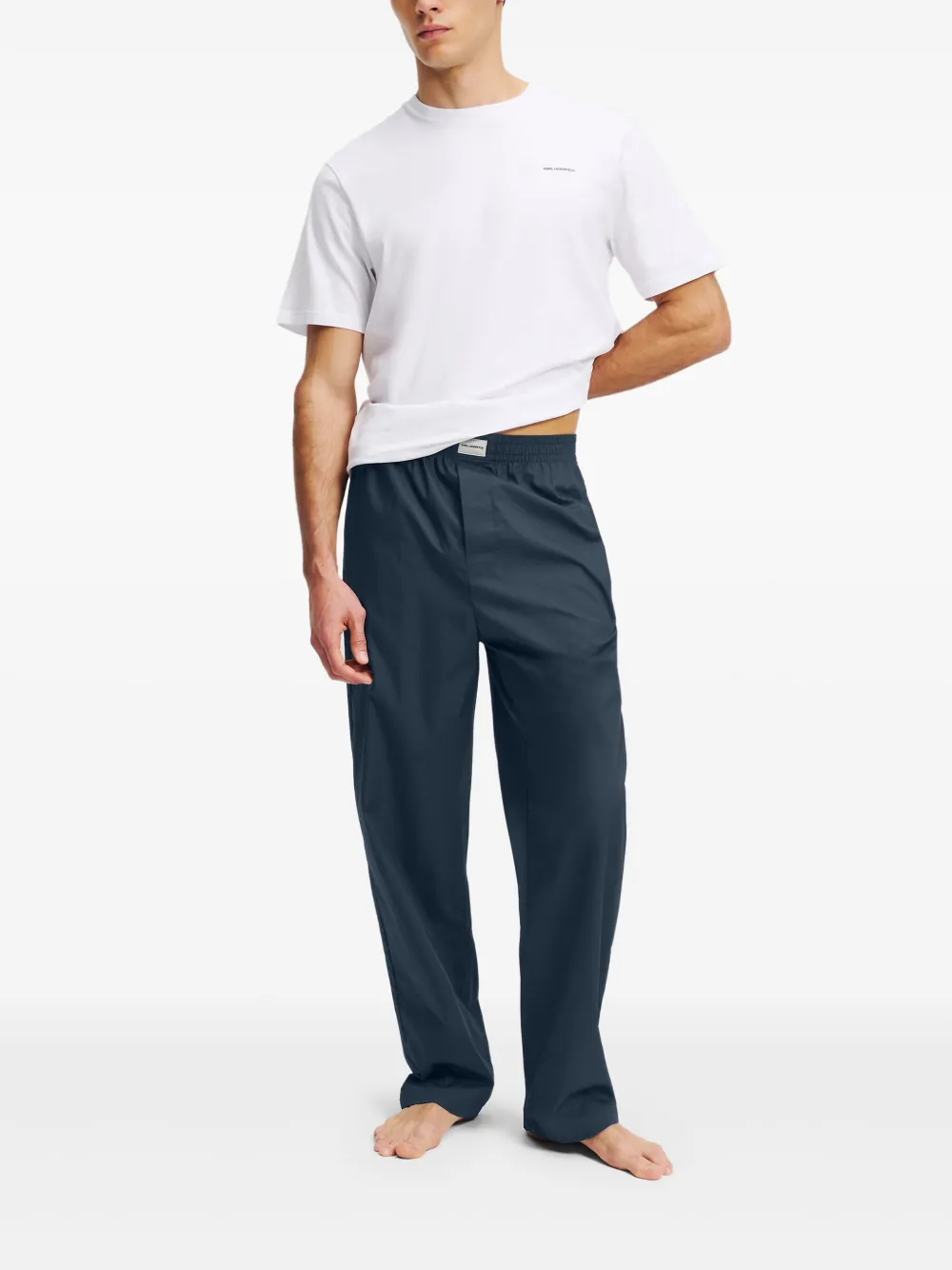 Karl Lagerfeld Pyjama met korte mouwen Wit