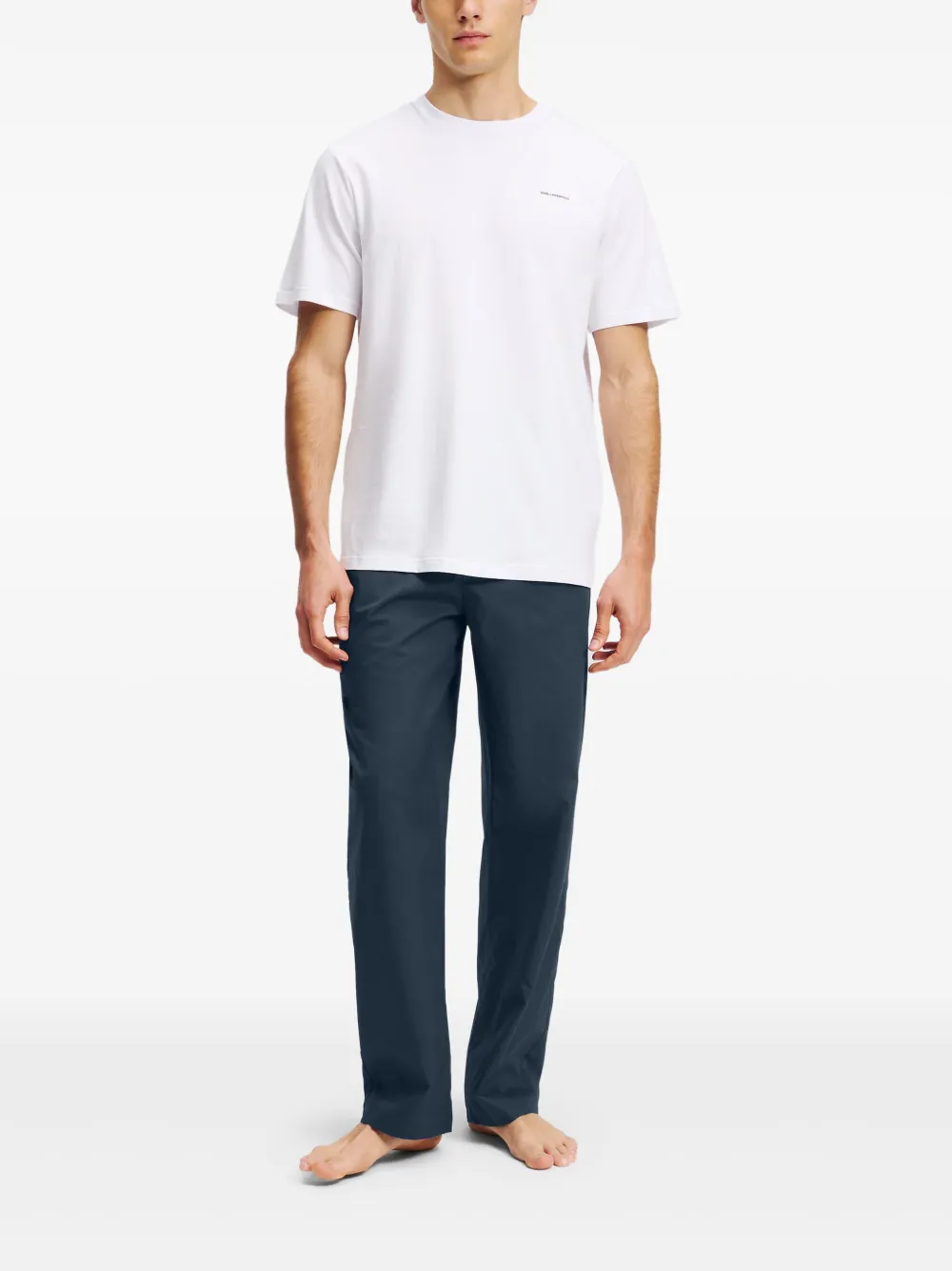 Karl Lagerfeld Pyjama met korte mouwen Wit