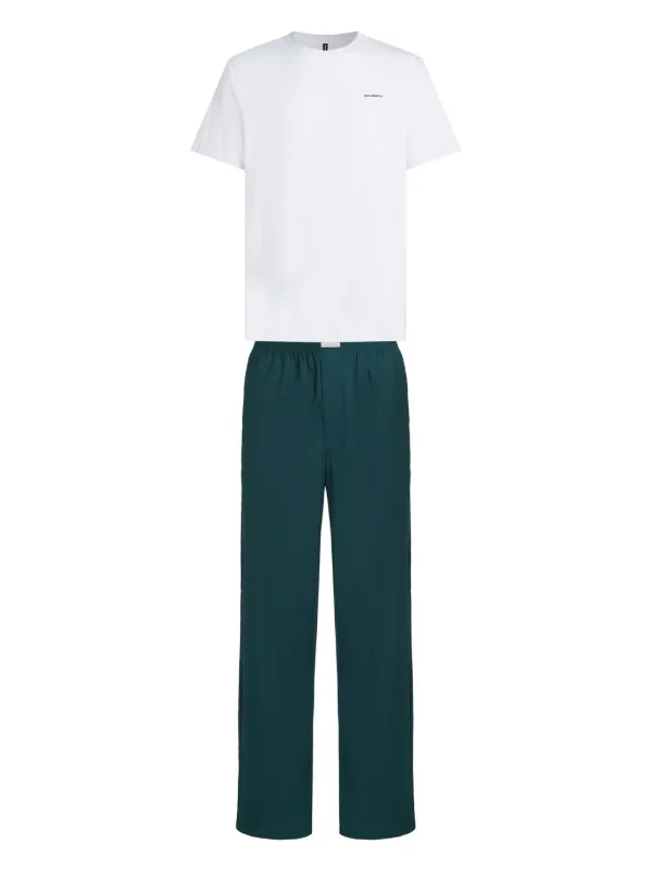 Karl Lagerfeld short-sleeve Pajama Set White FARFETCH IN
