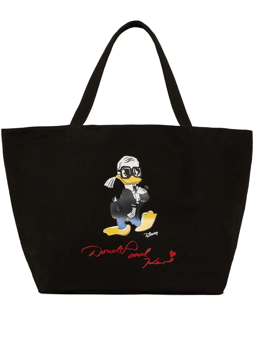 Karl Lagerfeld x Disney katoenen shopper Zwart