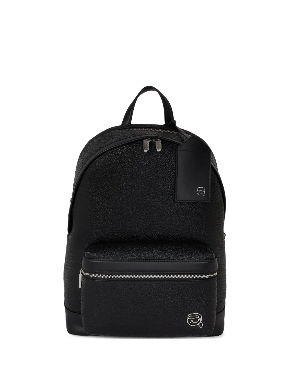 Karl Lagerfeld Ikon-motif backpack - Nero
