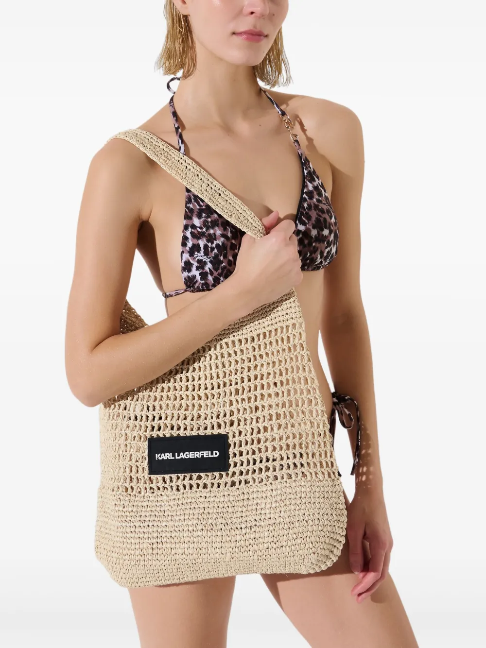 Karl Lagerfeld K/Essential strandtas - Beige