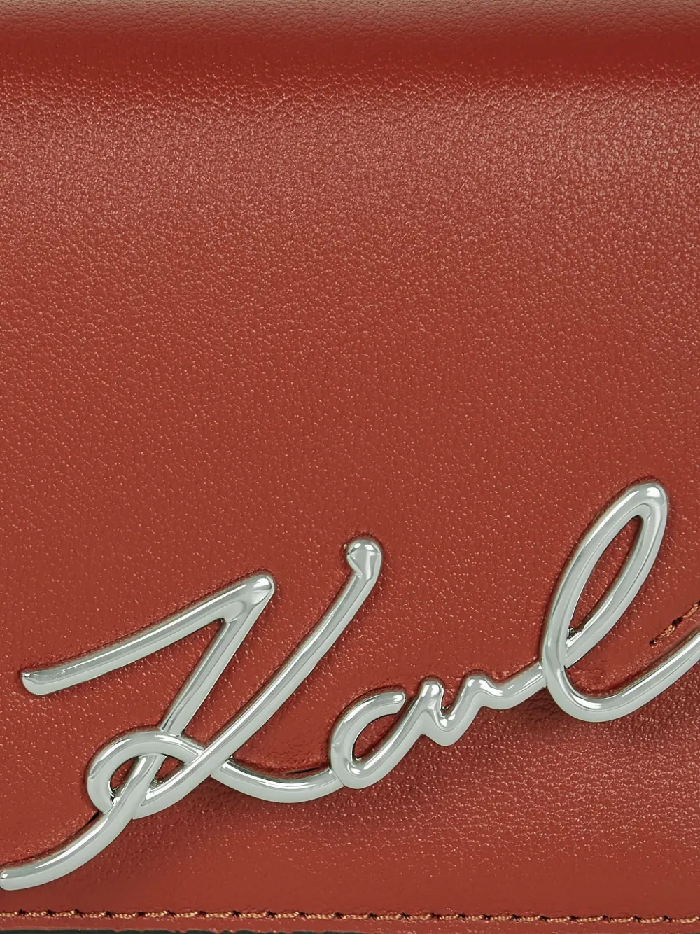 Karl Lagerfeld K Signature portemonnee met rits Bruin