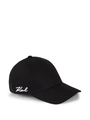 関税込】□ Karl Lagerfeld□シンプル ロゴ キャップ 2カラー