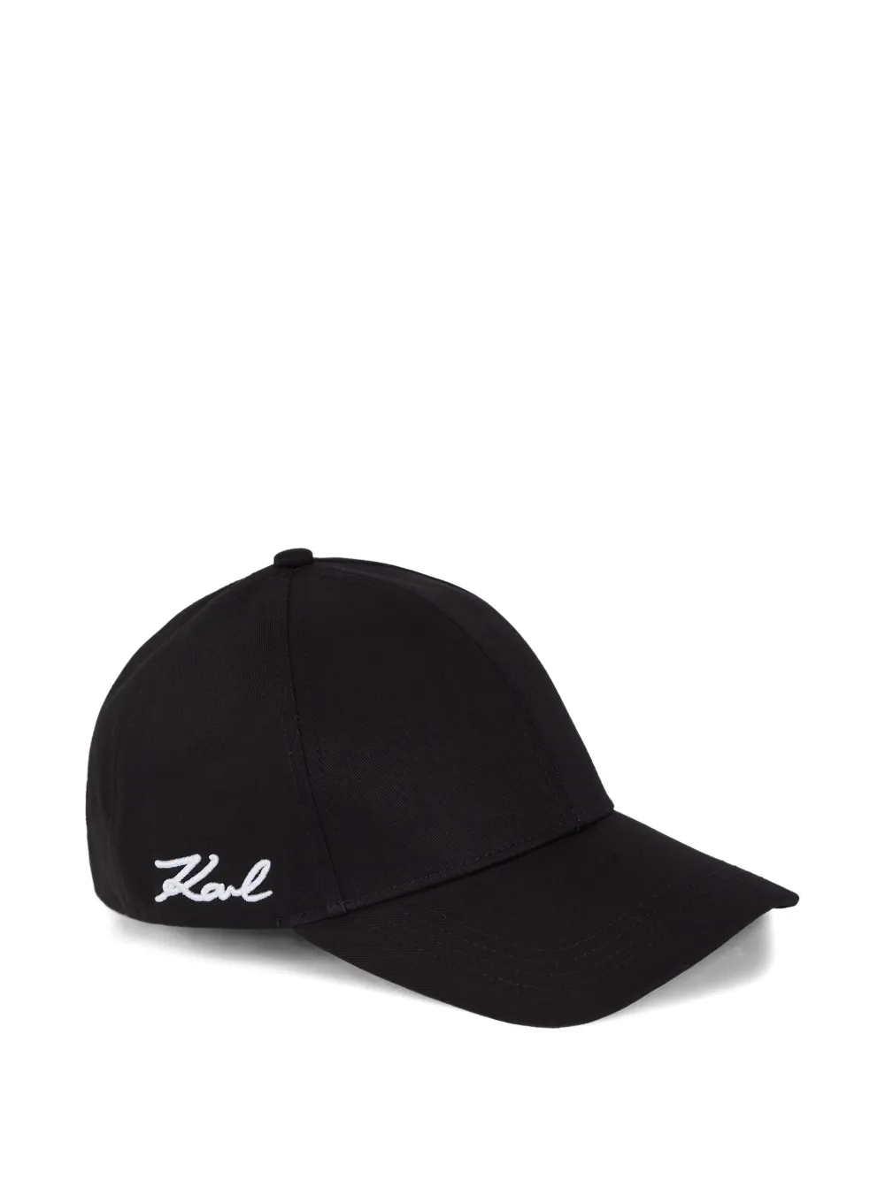 Karl Lagerfeld logo cap | Black | Image 1