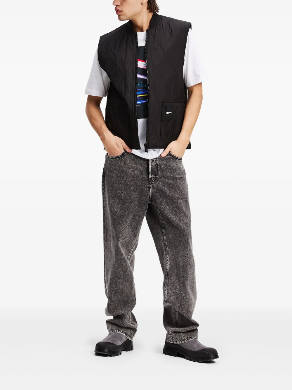 Karl Lagerfeld Jeans Gesteppte Weste | Westen & Gilets | Image 2