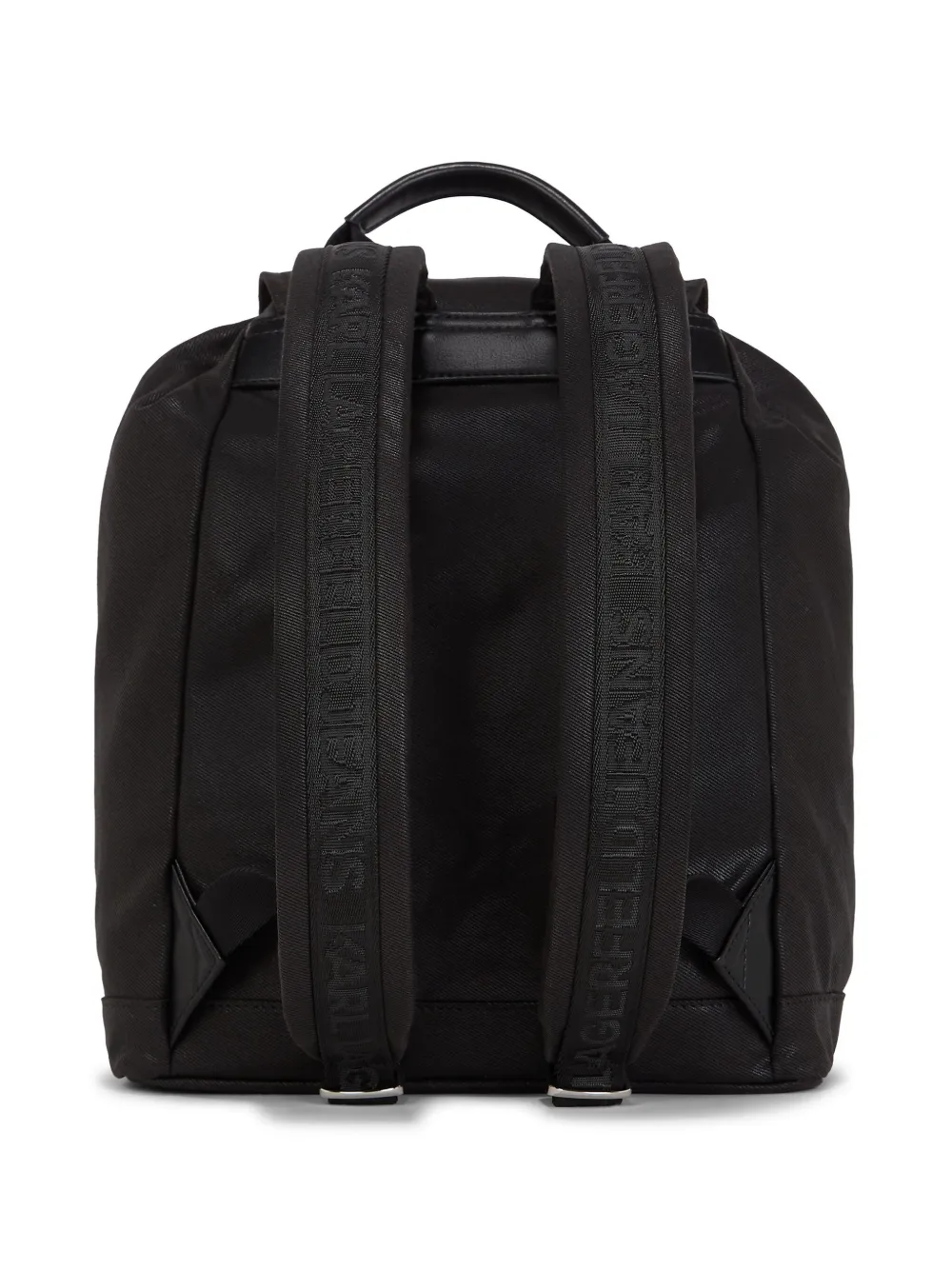 Karl Lagerfeld Jeans KLJ canvas rugzak met structuur Zwart