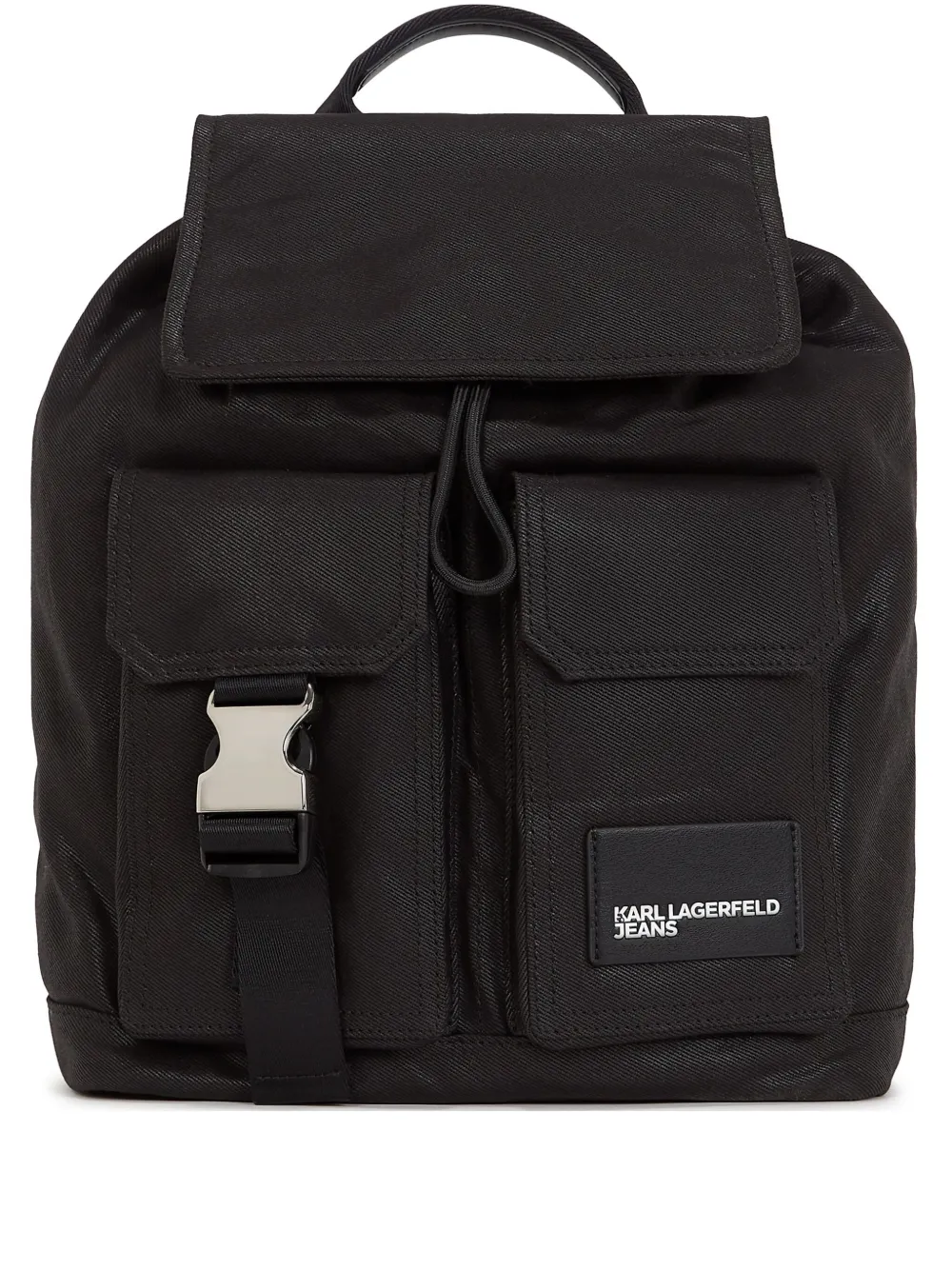 Karl Lagerfeld Jeans KLJ structured canvas backpack | Black | Image 1