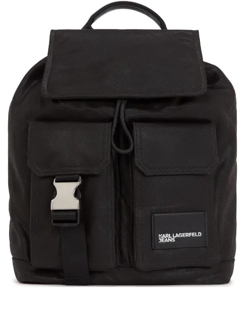 Karl Lagerfeld Jeans mochila KLJ de lona estructurada