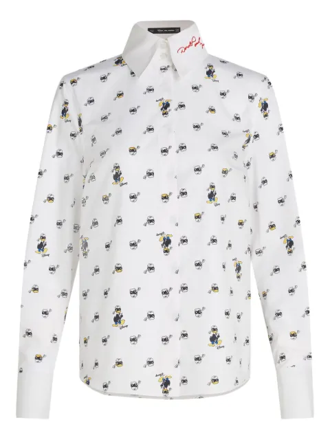 Karl Lagerfeld x Disney all-over graphic-print shirt