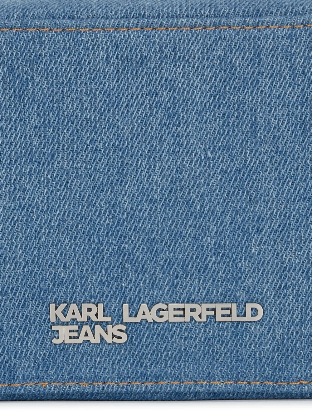 Karl Lagerfeld Jeans Denim crossbodytas Blauw