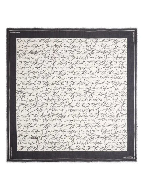 Karl Lagerfeld K/Essential scarf