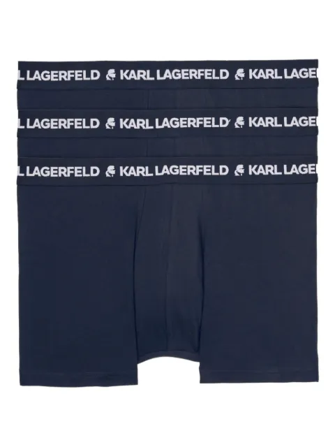 Karl Lagerfeld logo-waistband boxer pack