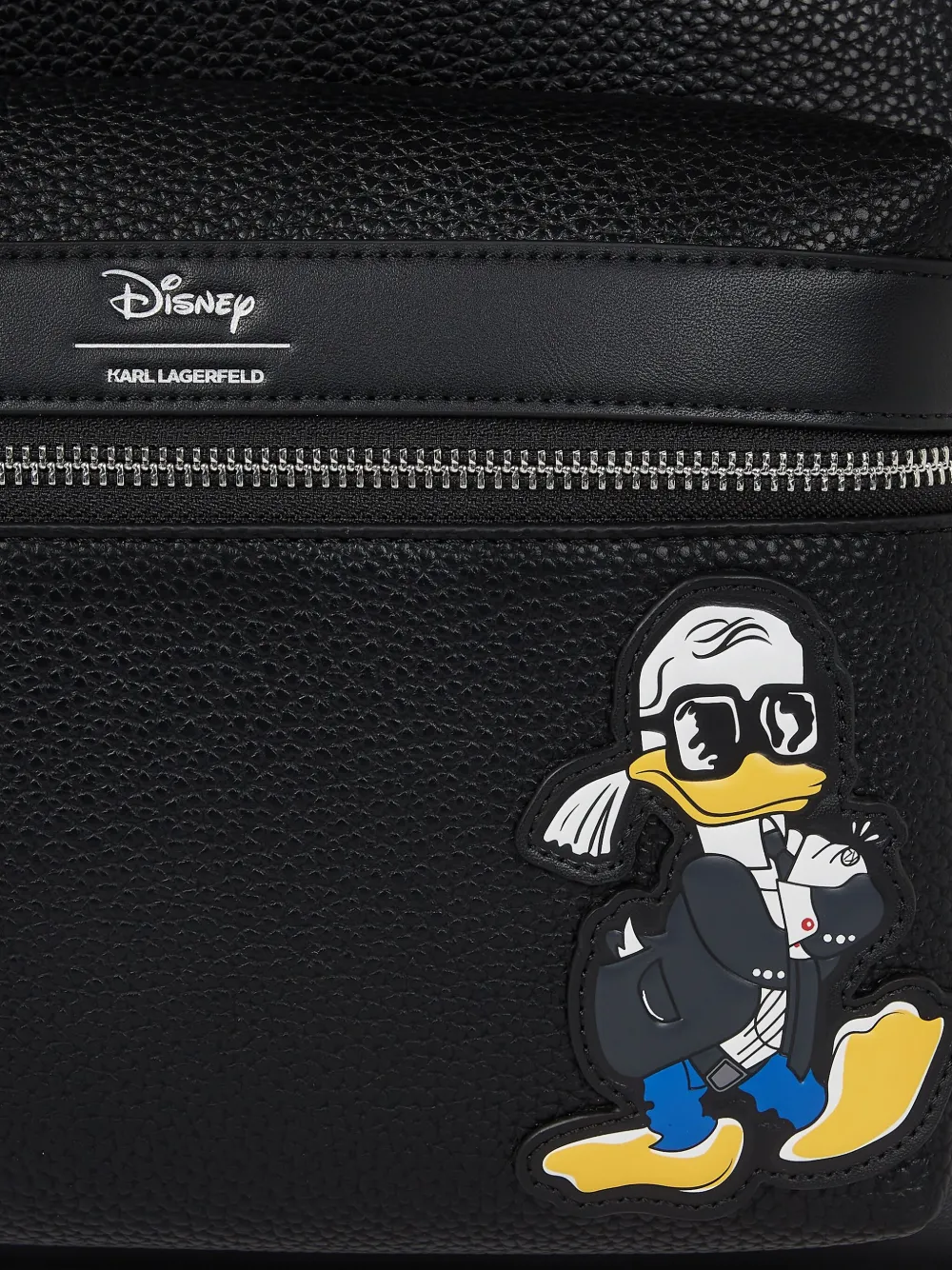 Karl Lagerfeld x Disney rugzak met logopatch Zwart