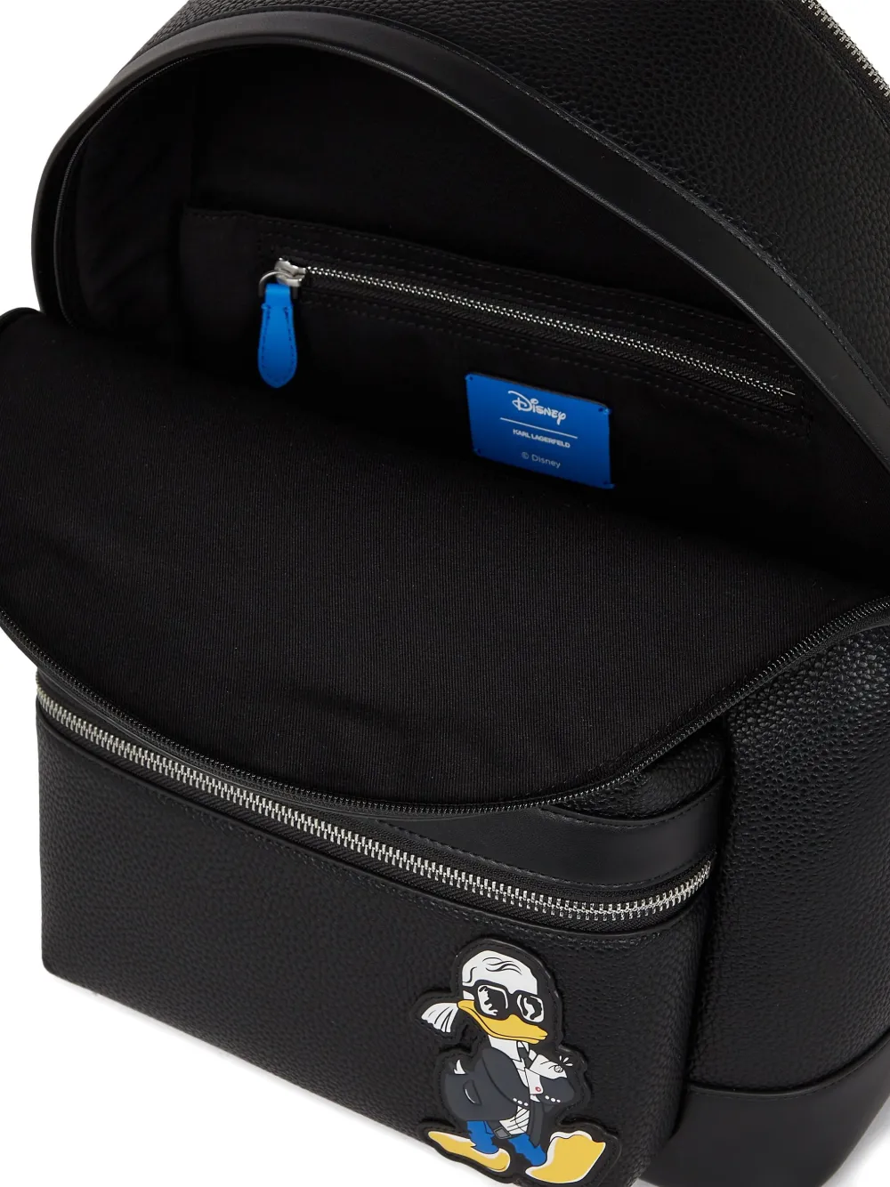 Karl Lagerfeld x Disney rugzak met logopatch Zwart