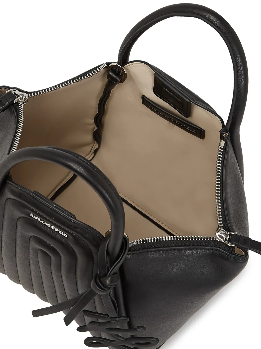 Karl Lagerfeld K Wellen shopper Zwart