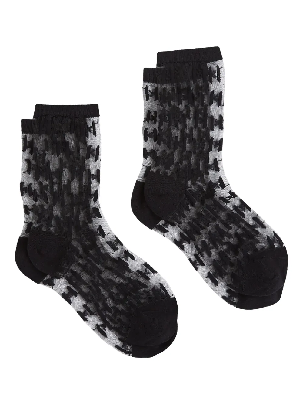 Karl Lagerfeld set de calcetines con monograma en malla (set de 2 piezas) | Image 2