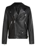 Karl Lagerfeld Essential leather jacket - Black