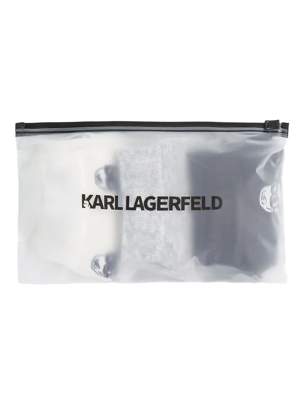 Karl Lagerfeld x Disney drie paar sokken met print Grijs