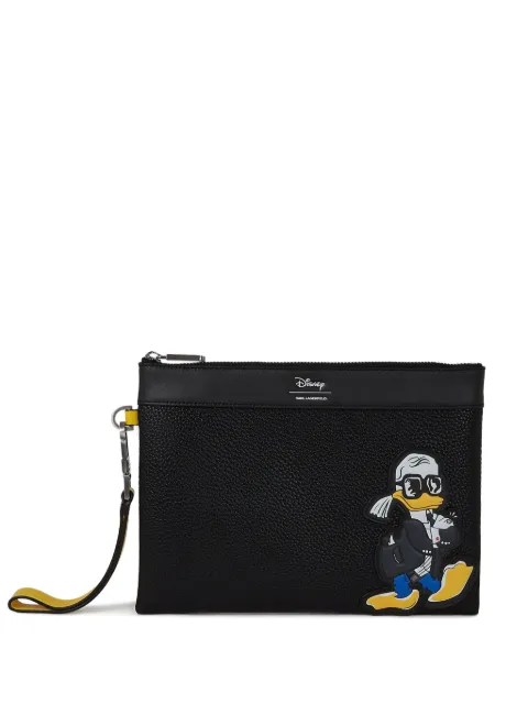 Karl Lagerfeld x Disney Donald Duck-appliqué clutch bag