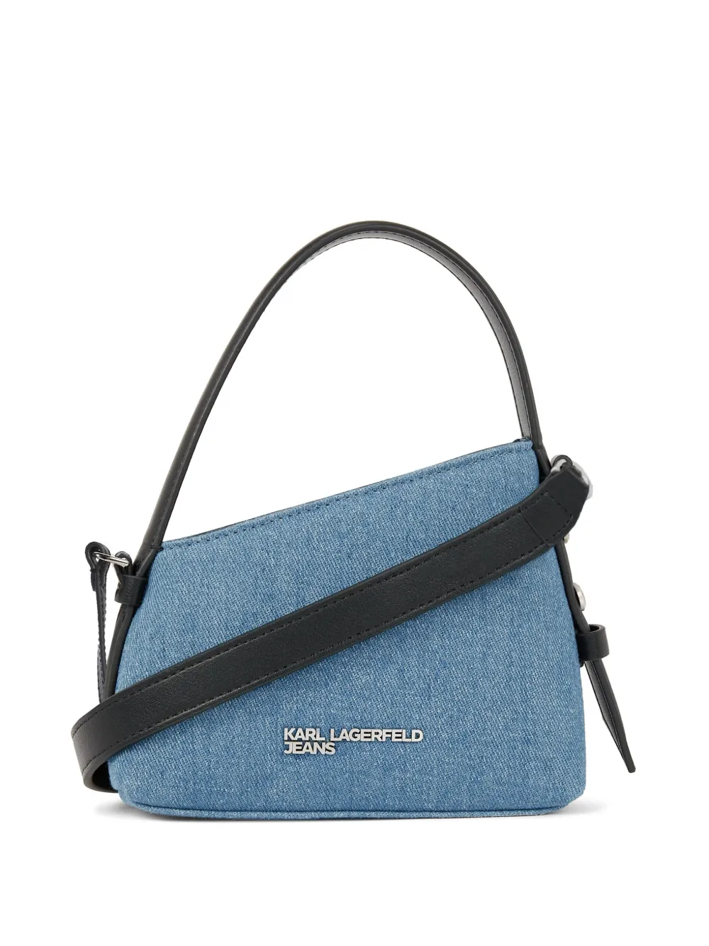 Karl Lagerfeld Jeans Geo denim schoudertas Blauw