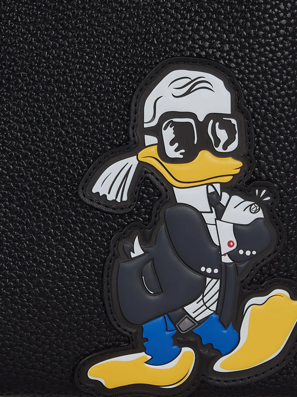 Karl Lagerfeld x Disney clutch met cartoon-patch Zwart