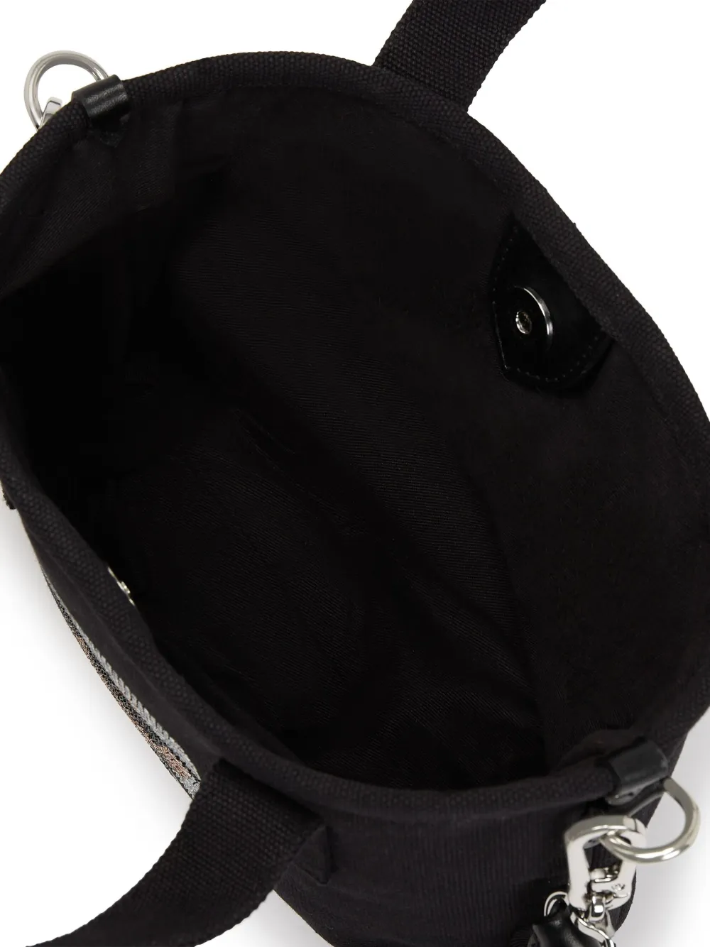 Karl Lagerfeld Ikon shopper met stras Zwart