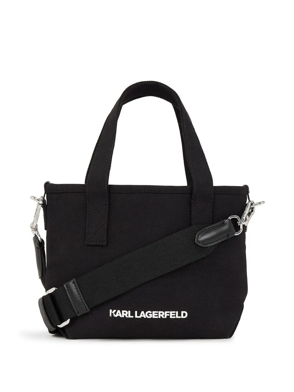 Karl Lagerfeld Ikon shopper met stras Zwart