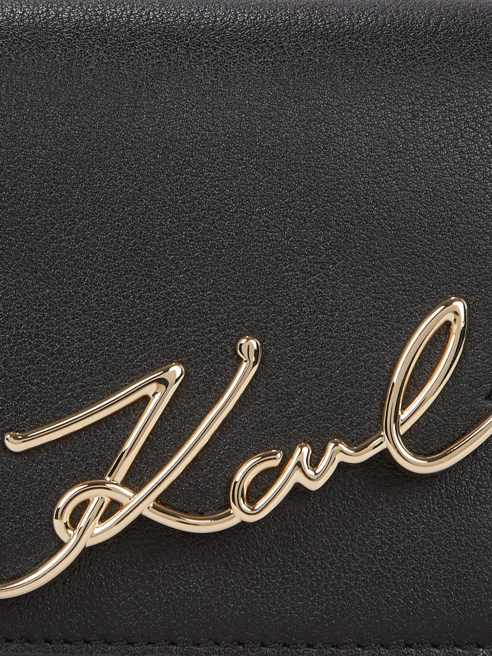 Karl Lagerfeld K Signature portemonnee met rits Zwart