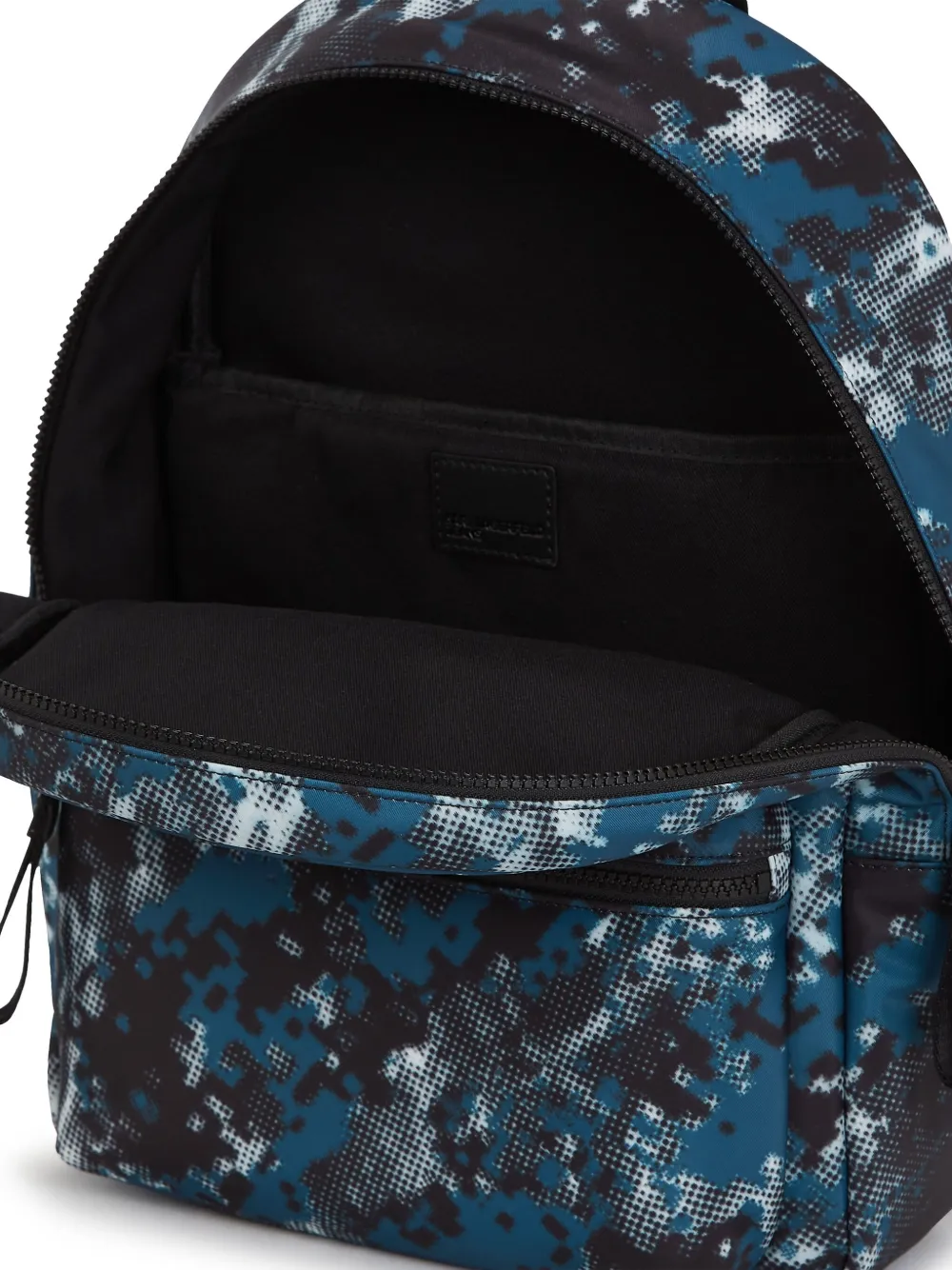 Karl Lagerfeld Jeans Rugzak met camouflageprint Blauw