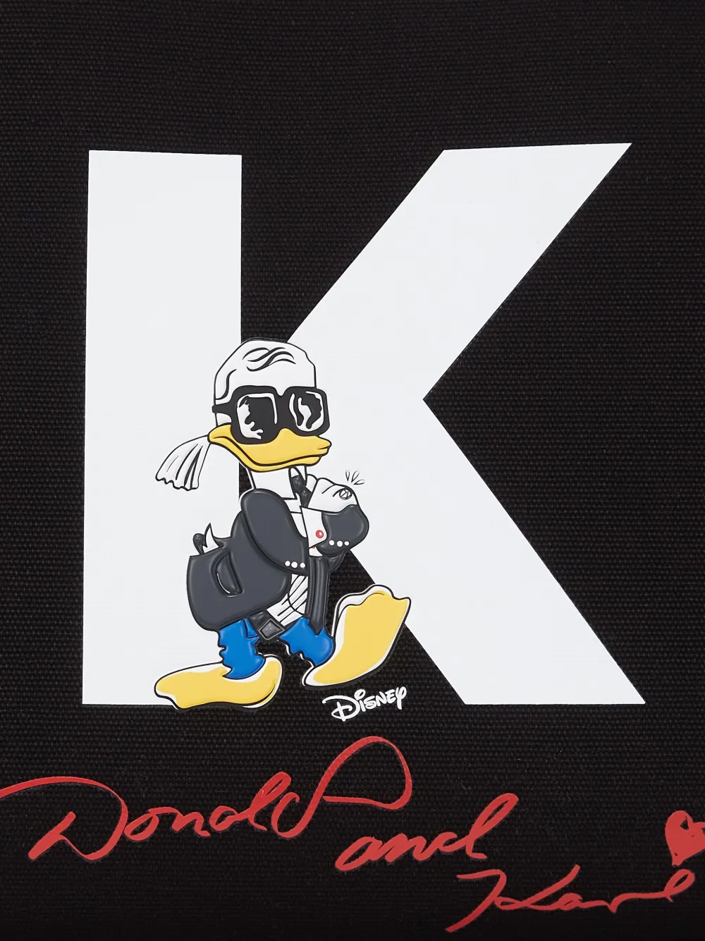 Karl Lagerfeld x Disney medium shopper Zwart