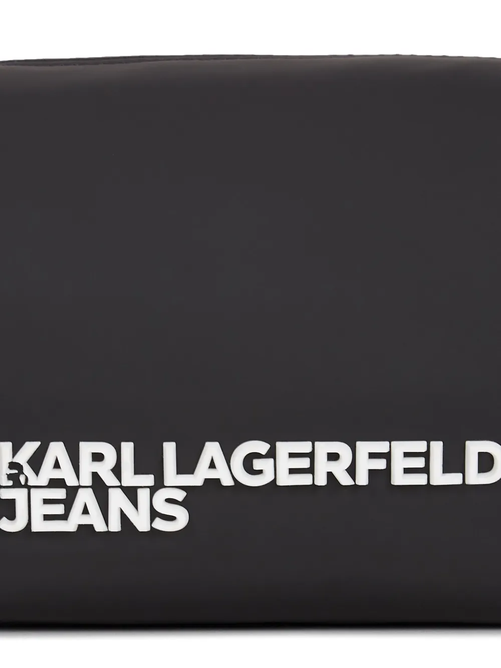 Karl Lagerfeld Jeans Toilettas met logoprint Zwart