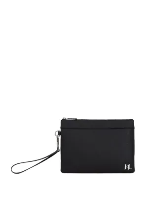 Karl Lagerfeld K/Monogram leather clutch bag