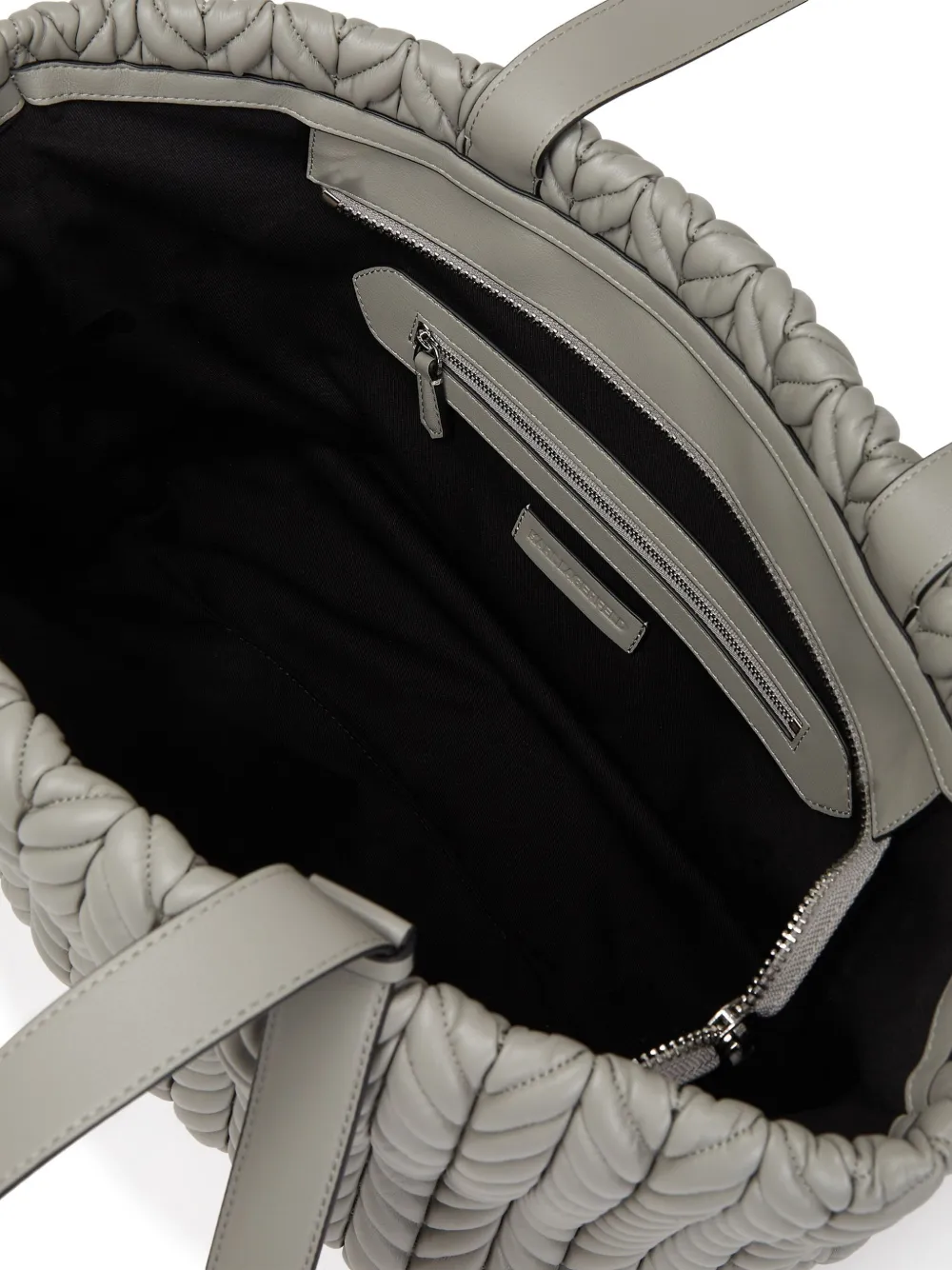 Karl Lagerfeld Gewatteerde shopper Grijs