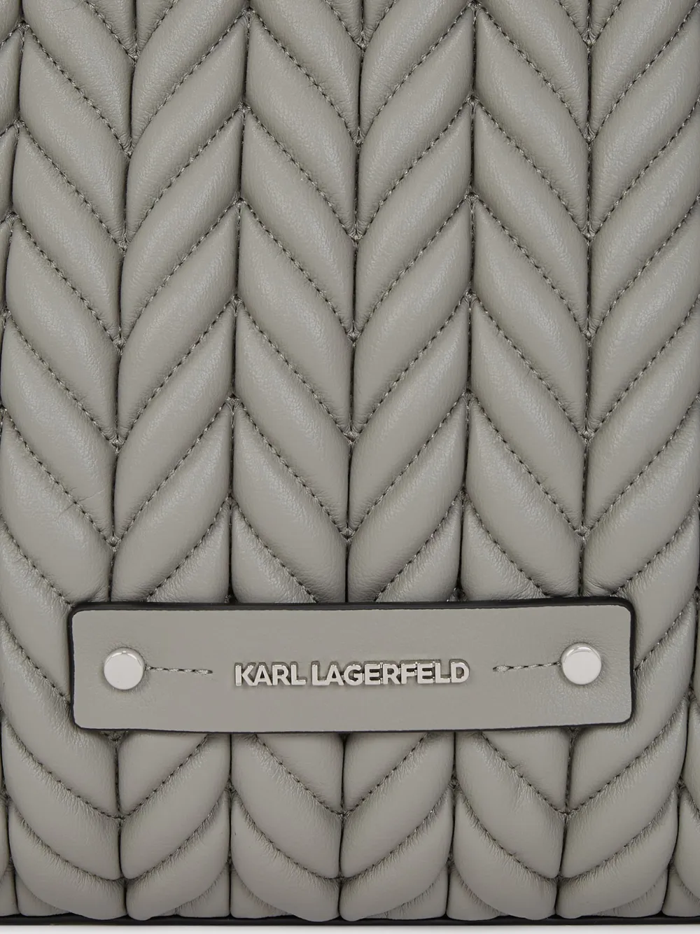 Karl Lagerfeld Gewatteerde shopper Grijs